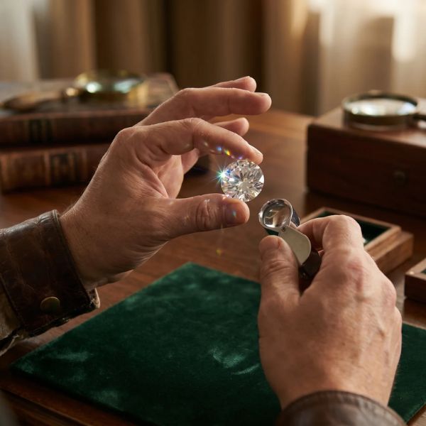 Rachat de joaillerie, diamants certifiés GIA et HRD, bagues et parures à Genève