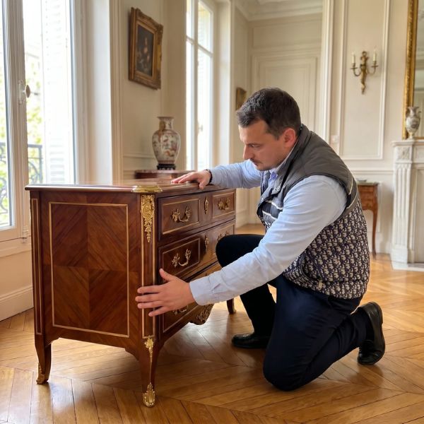 Rachat de mobilier ancien XVIIIe et XIXe siècle, ébénisterie d'art